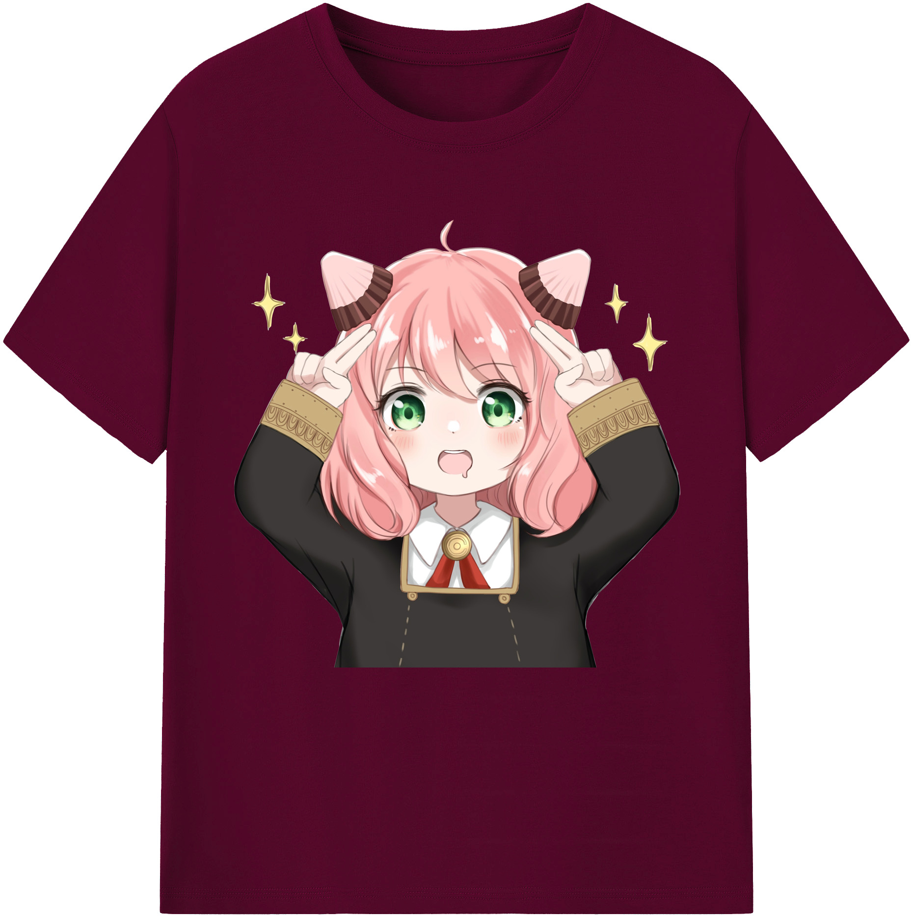（画像用） SPY×FAMILY间谍家家酒 レディースカジュアルプリントTシャツ（綿100％）